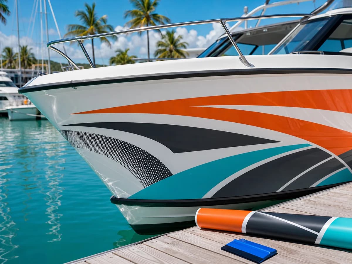 Marquage & covering bateau